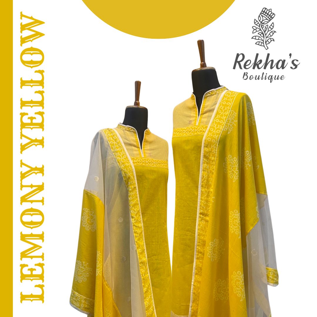 Yellow Printed