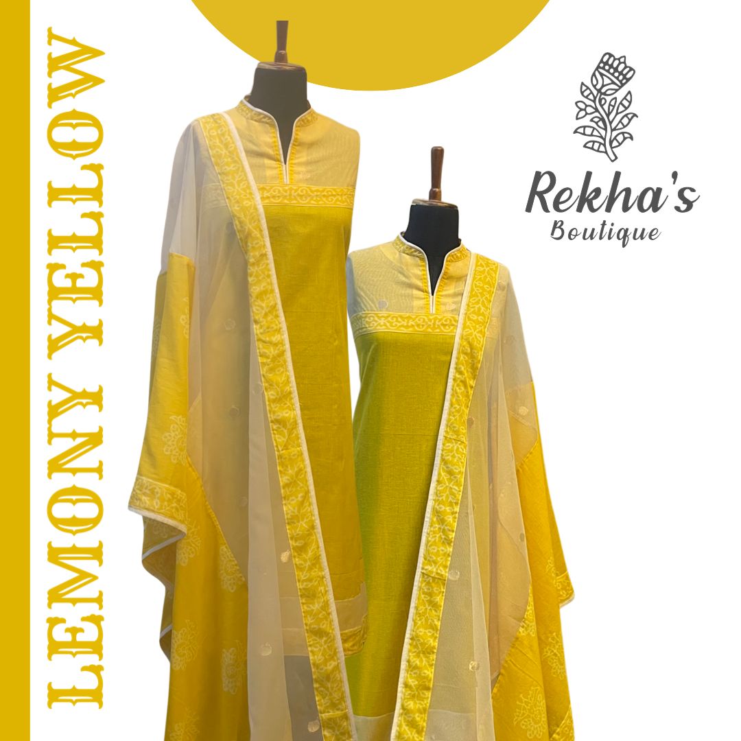 Yellow Printed