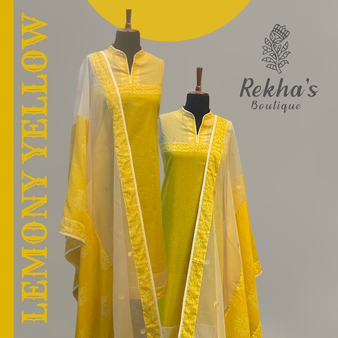 Yellow Printed