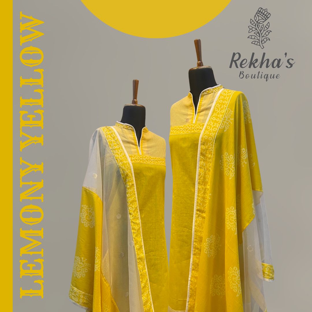 Yellow Printed