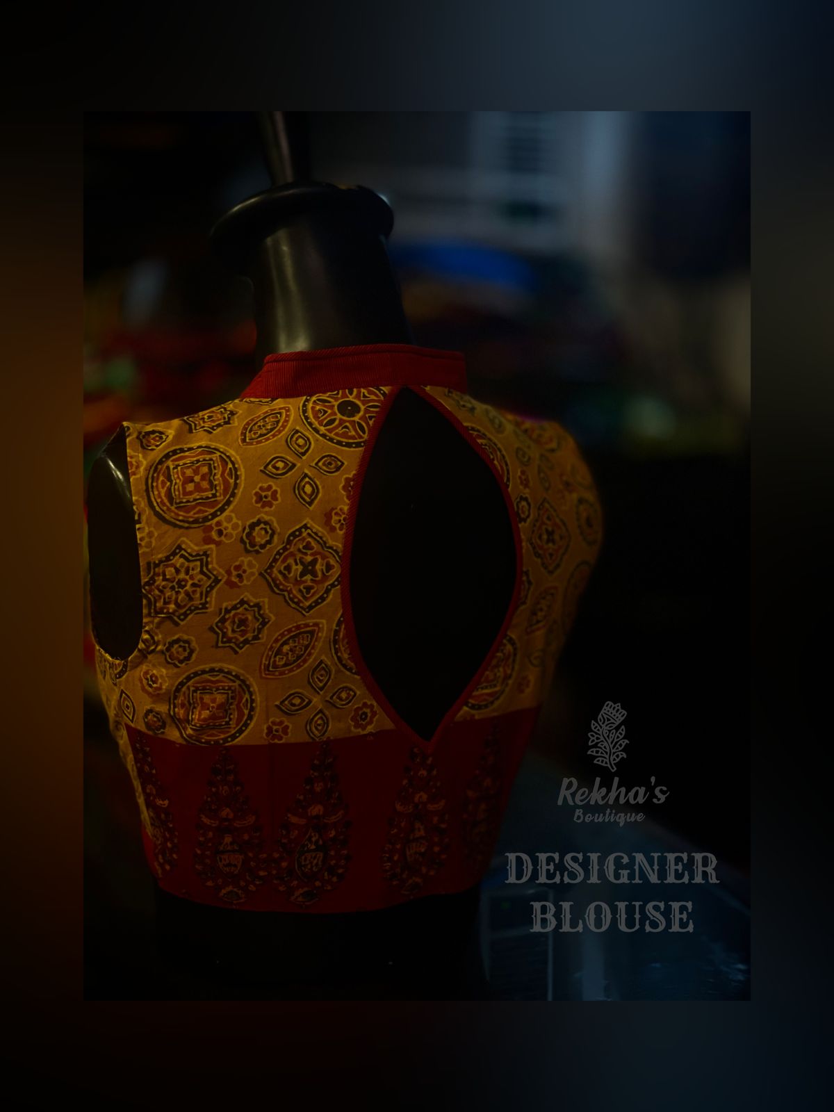 Mustard Printed Blouse