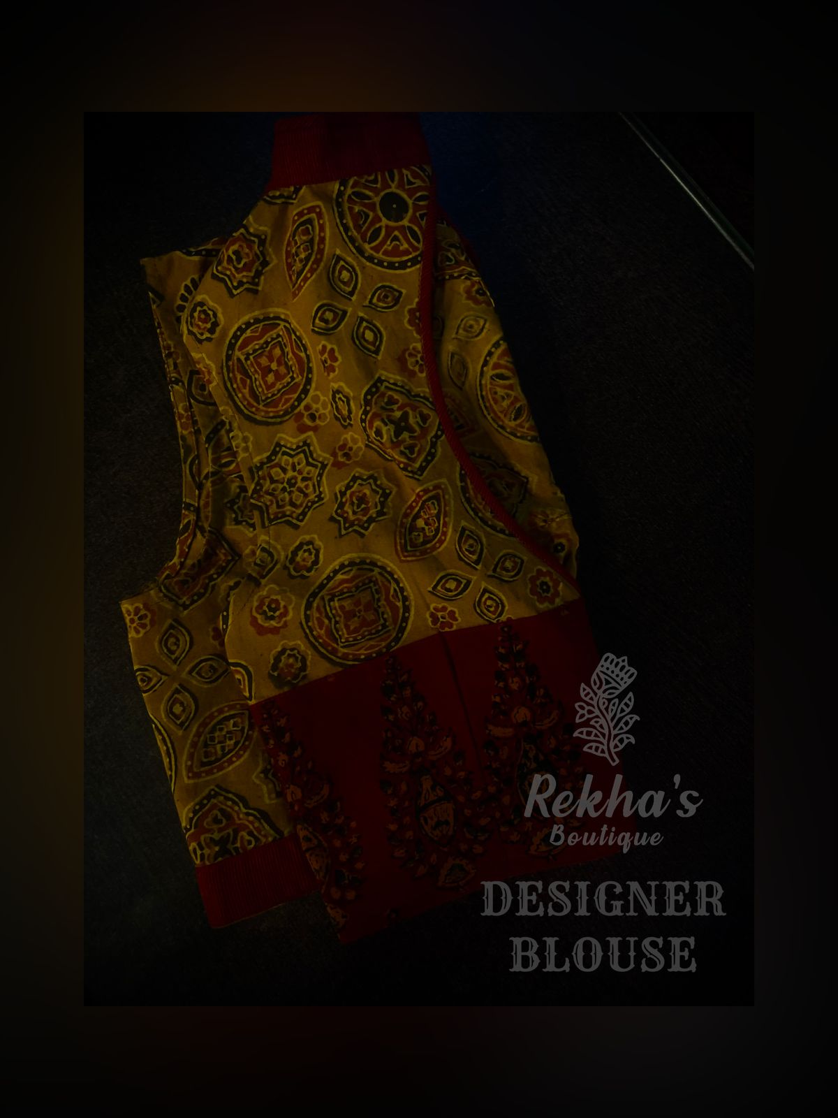 Mustard Printed Blouse