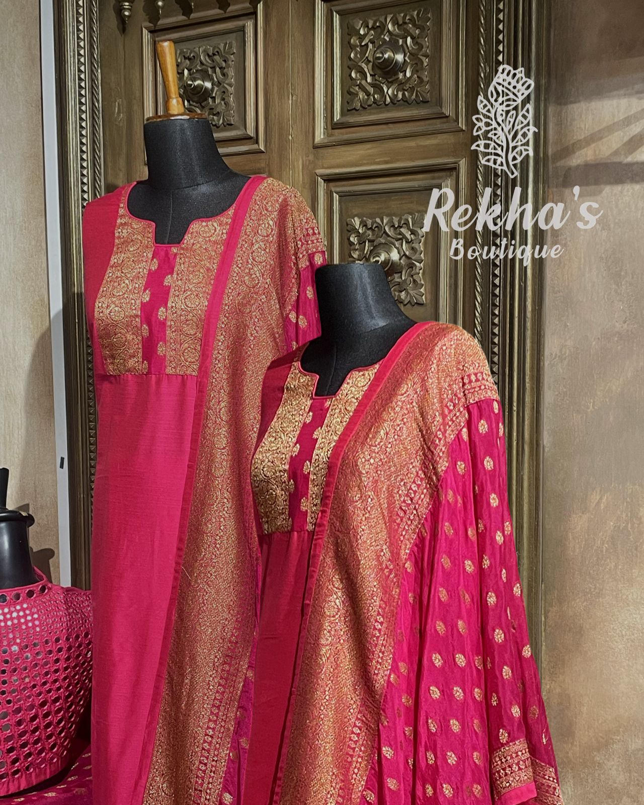 Pink Crepe Benares