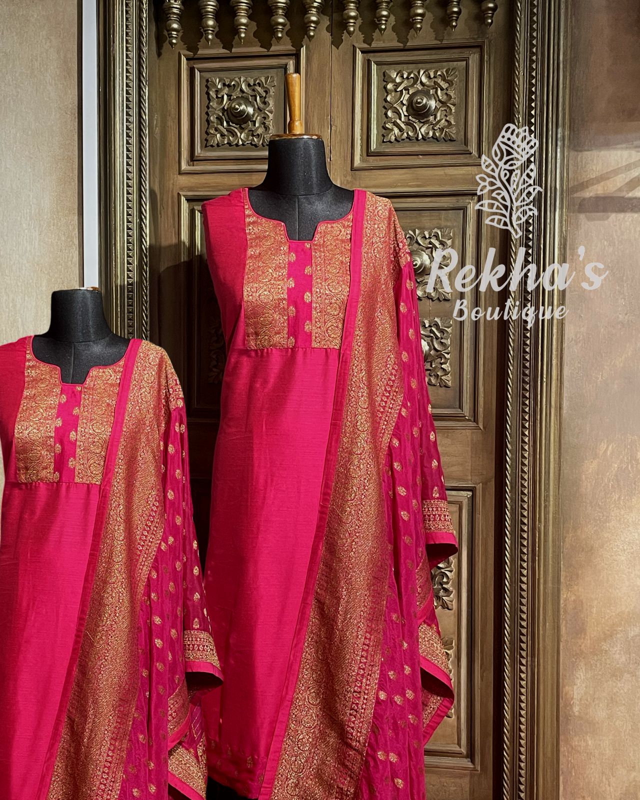 Pink Crepe Benares
