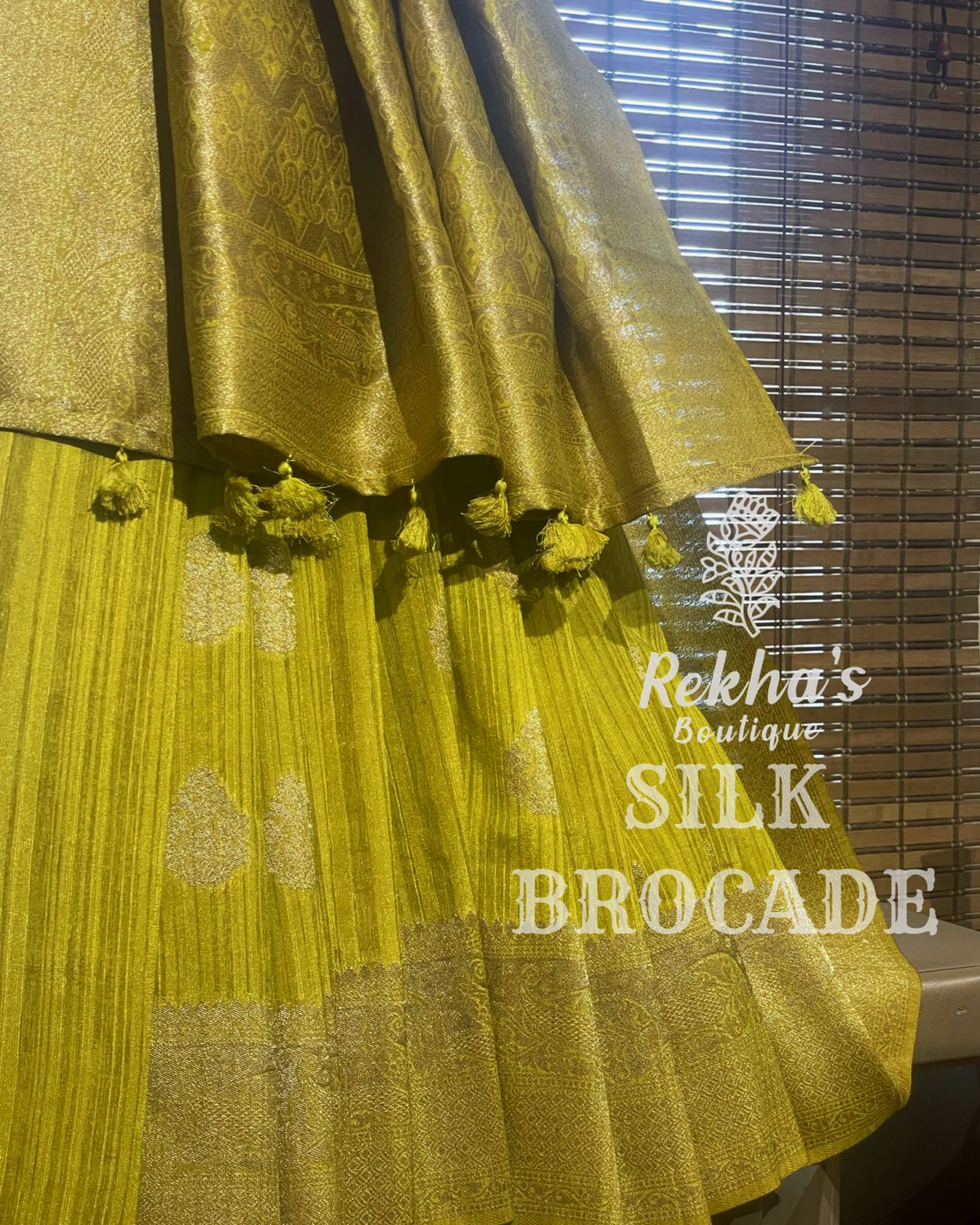 WOVEN BROCADE SAREE ⚜️